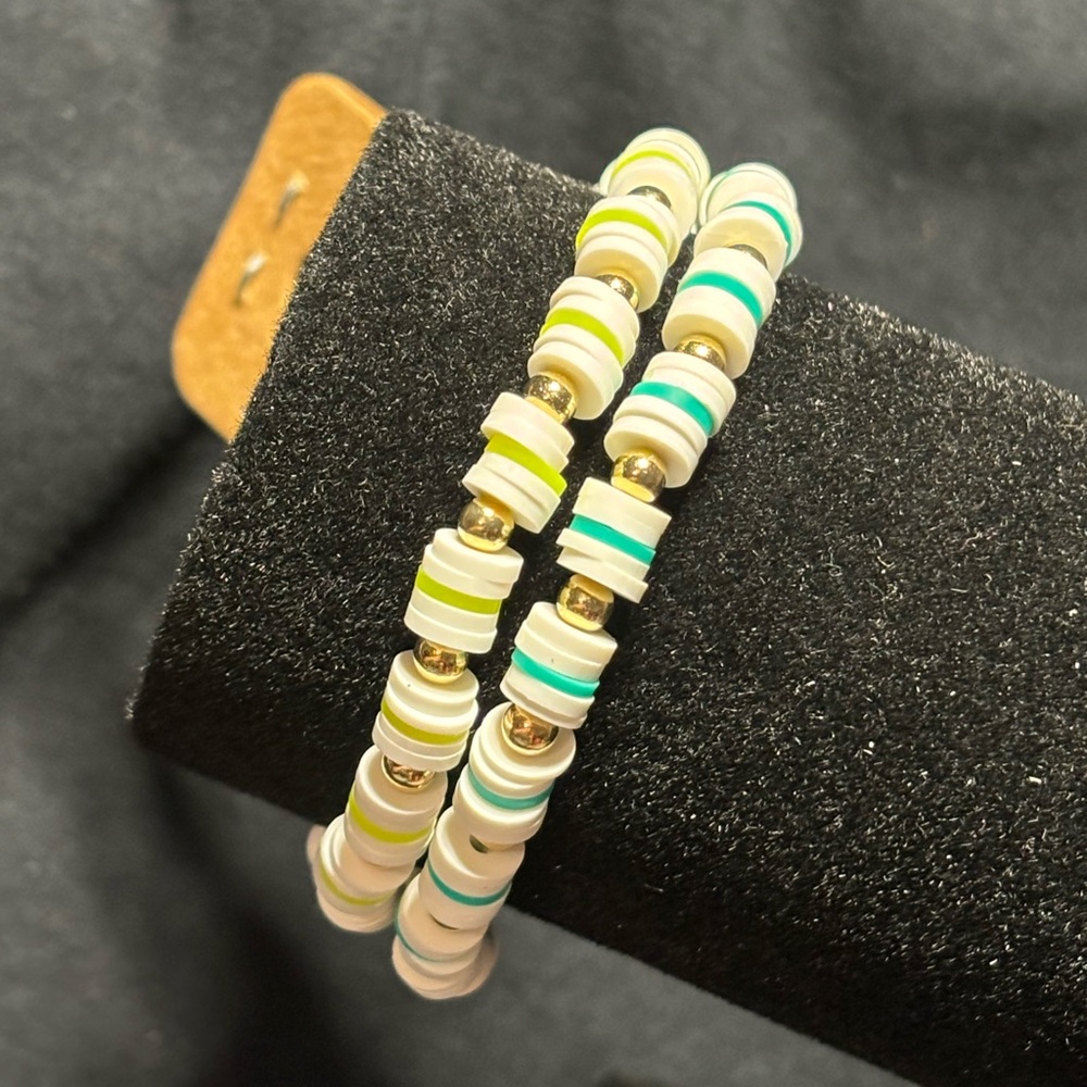 🐠 Handmade clay bead bracelet